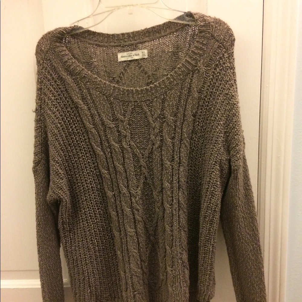 Abercrombie and Fitch Brown Sweater
